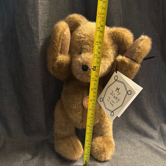 Boyds Bears Brown Stuffed Animal with Diary - Picture 16 of 16